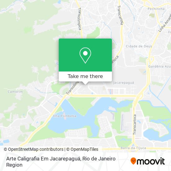 Arte Caligrafia Em Jacarepaguá map