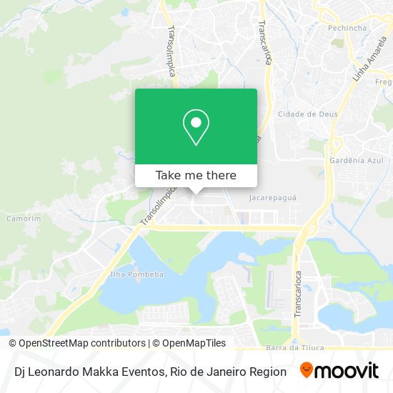 Dj Leonardo Makka Eventos map