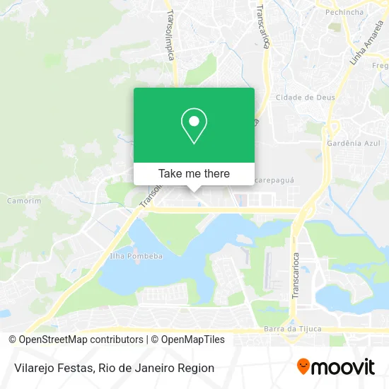 Vilarejo Festas map