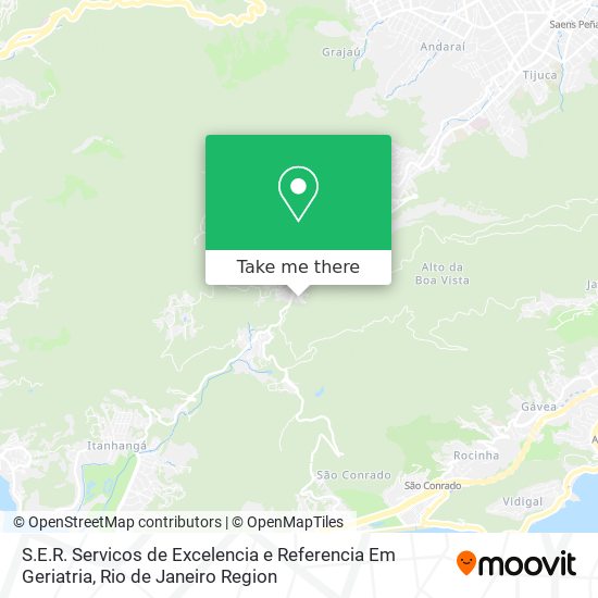 S.E.R. Servicos de Excelencia e Referencia Em Geriatria map