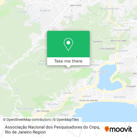 Associação Nacional dos Pesquisadores do Cnpq map