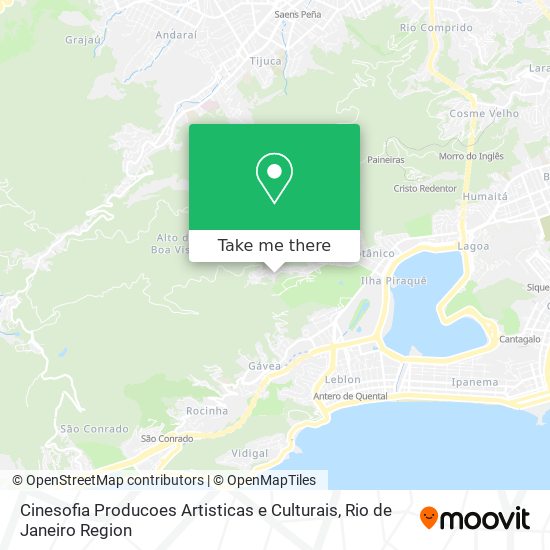 Mapa Cinesofia Producoes Artisticas e Culturais