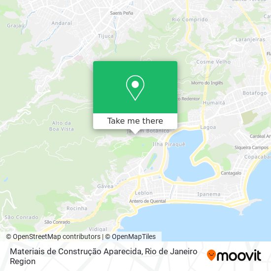 Materiais de Construção Aparecida map