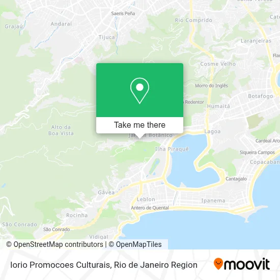 Iorio Promocoes Culturais map