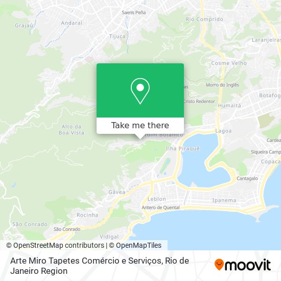 Arte Miro Tapetes Comércio e Serviços map