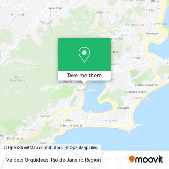 Valdeci Orquídeas map