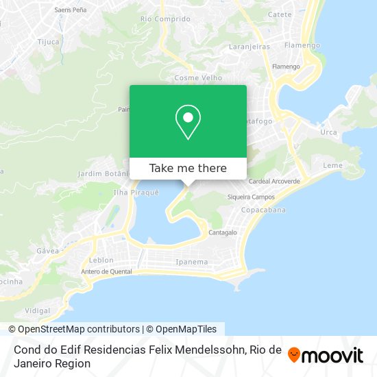 Mapa Cond do Edif Residencias Felix Mendelssohn