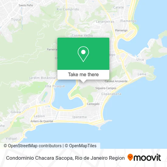 Condominio Chacara Sacopa map
