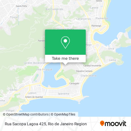 Mapa Rua Sacopa Lagoa 425