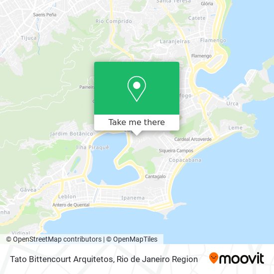 Mapa Tato Bittencourt Arquitetos