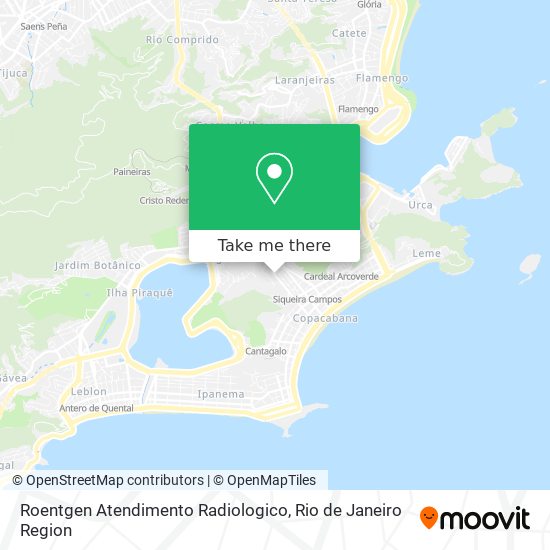 Mapa Roentgen Atendimento Radiologico