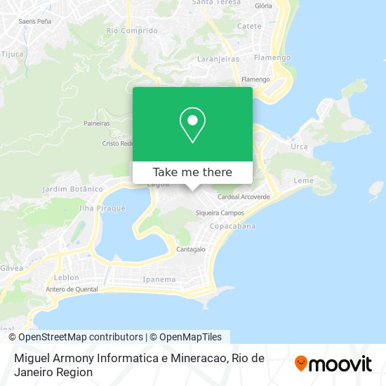 Mapa Miguel Armony Informatica e Mineracao