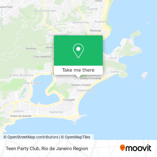 Teen Party Club map
