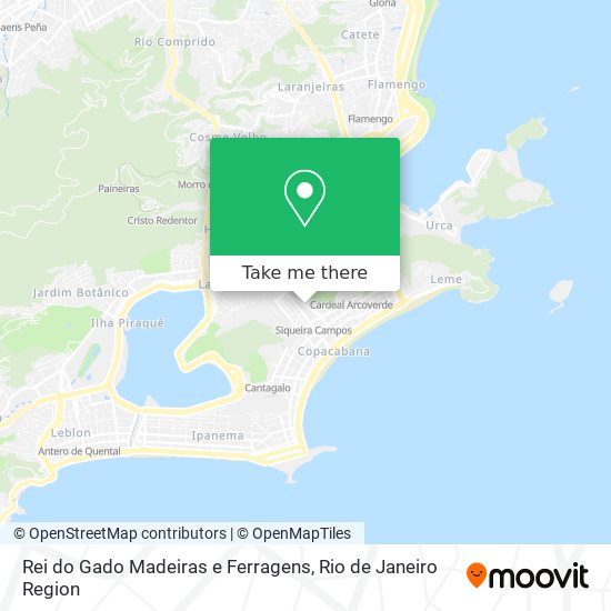 Rei do Gado Madeiras e Ferragens map