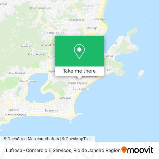 Mapa Lufresa - Comercio E Servicos