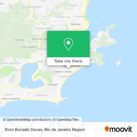 Bom Bocado Doces map