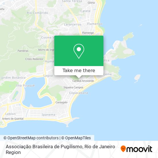 Associação Brasileira de Pugilismo map