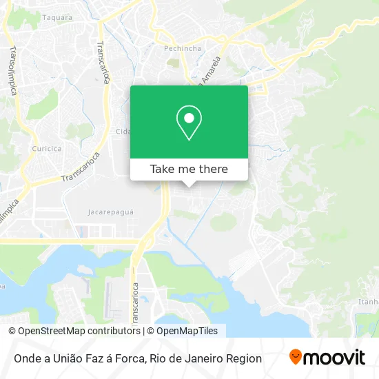 Onde a União Faz á Forca map