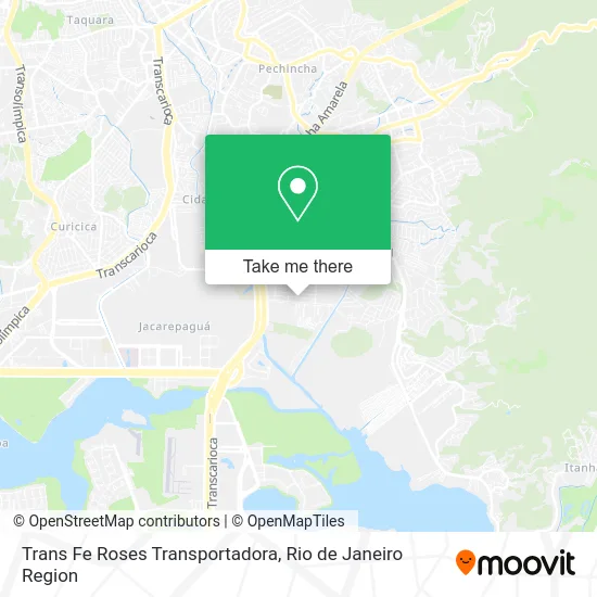 Trans Fe Roses Transportadora map