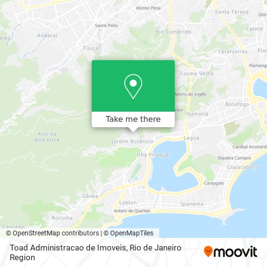 Mapa Toad Administracao de Imoveis