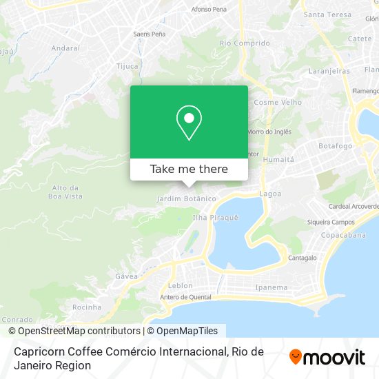 Capricorn Coffee Comércio Internacional map