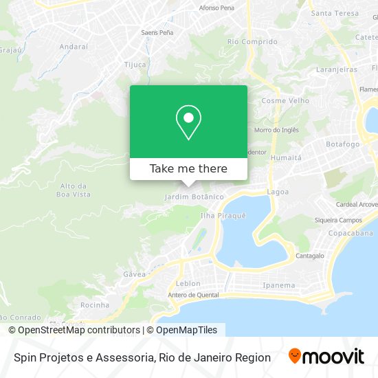 Mapa Spin Projetos e Assessoria