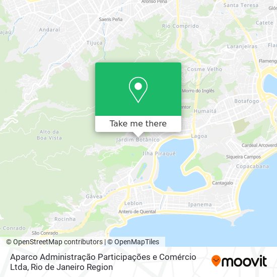 Mapa Aparco Administração Participações e Comércio Ltda