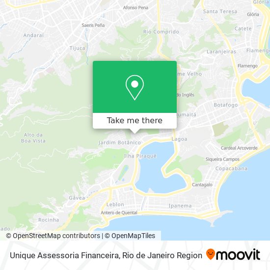 Unique Assessoria Financeira map
