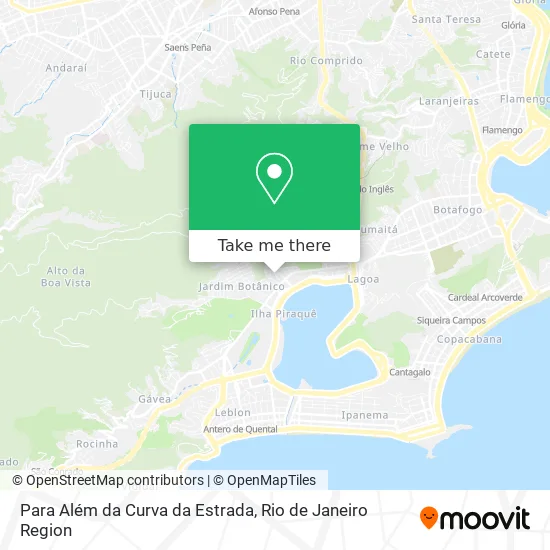 Para Além da Curva da Estrada map
