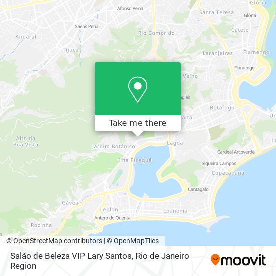 Mapa Salão de Beleza VIP Lary Santos