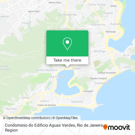 Mapa Condominio do Edificio Aguas Verdes