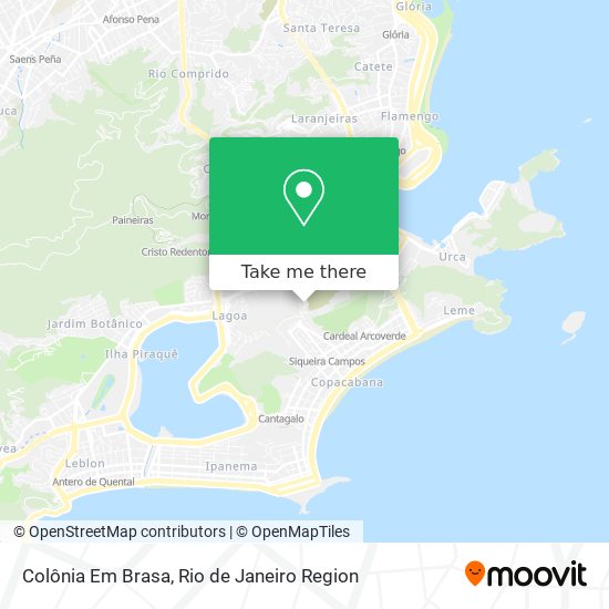 Colônia Em Brasa map