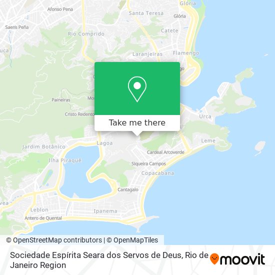 Sociedade Espírita Seara dos Servos de Deus map