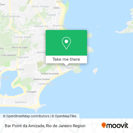 Mapa Bar Point da Amizade