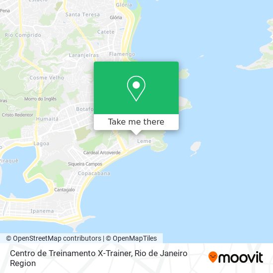 Centro de Treinamento X-Trainer map