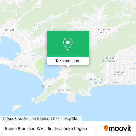 Banco Bradesco S/A. map