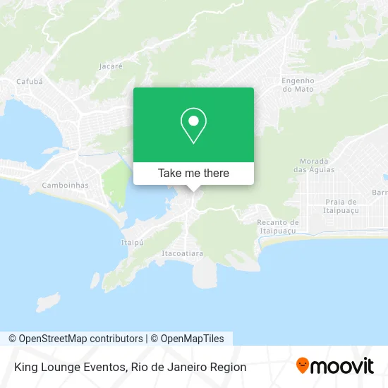 King Lounge Eventos map