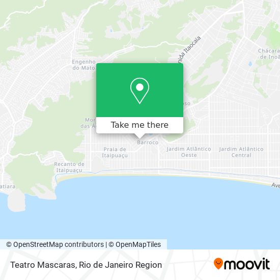 Teatro Mascaras map
