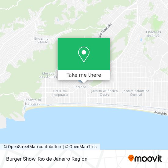 Mapa Burger Show
