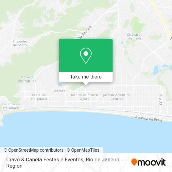 Cravo & Canela Festas e Eventos map