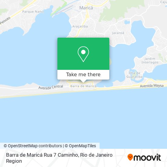 Barra de Maricá Rua 7 Caminho map