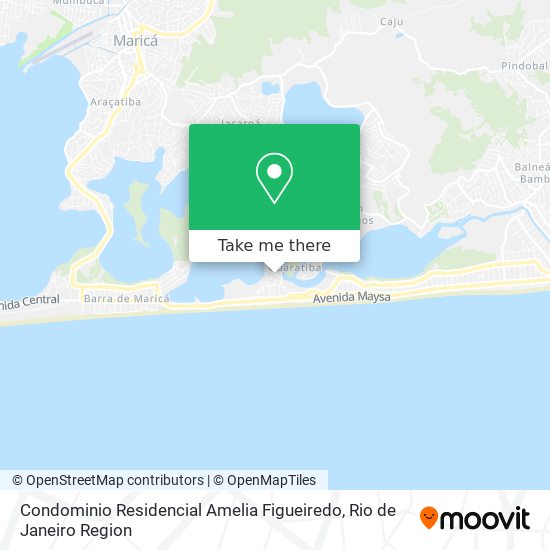 Mapa Condominio Residencial Amelia Figueiredo