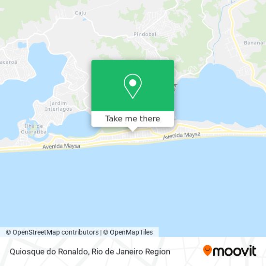 Quiosque do Ronaldo map