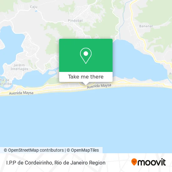 I.P.P de Cordeirinho map