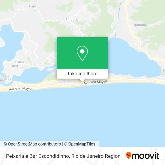 Peixaria e Bar Escondidinho map