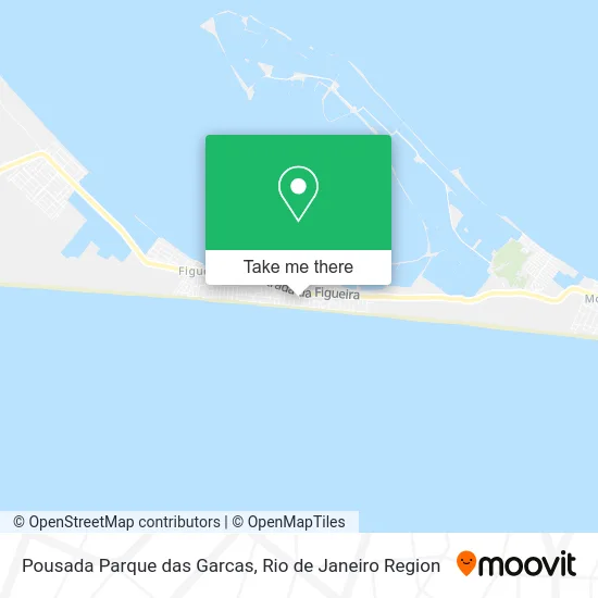 Pousada Parque das Garcas map