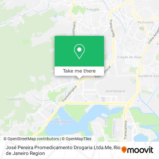 José Pereira Promedicamento Drogaria Ltda.Me map