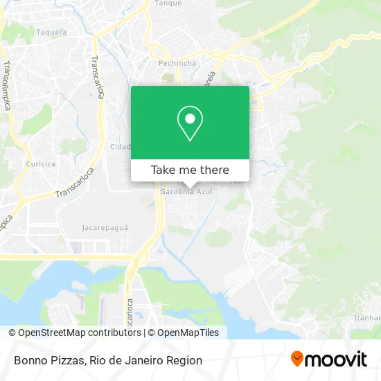 Bonno Pizzas map