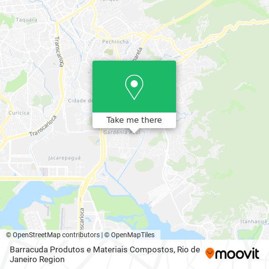 Mapa Barracuda Produtos e Materiais Compostos