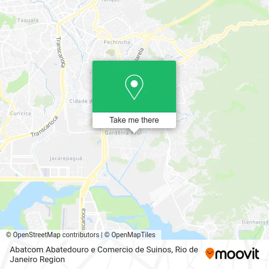 Abatcom Abatedouro e Comercio de Suinos map